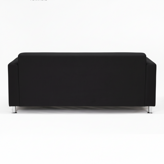 Диван прямой Томи, 180 см, велюр, черный