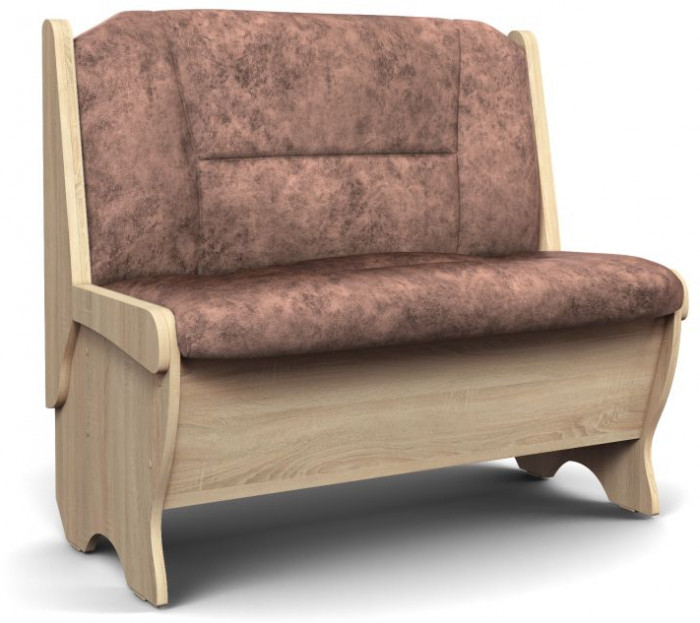 Скамья Лотос 950 дуб сонома/коньяк