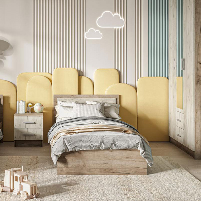 ГАРМОНИЯ КР 603 кровать (0,952х0,7х2,032) венге/белфорт