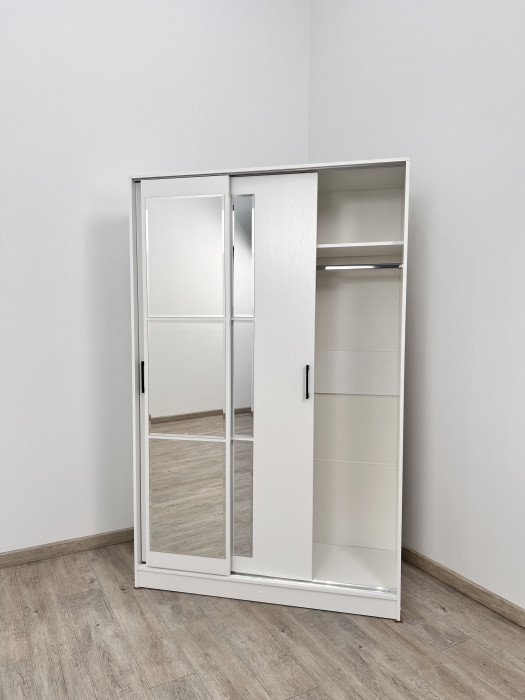 Шкаф-купе Стиль-2 1400, Дуб крафт золотой/Графит серый