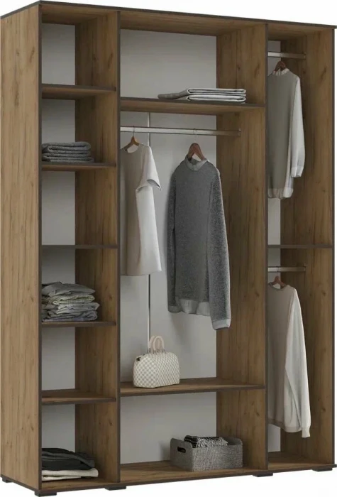 Норд Композиция Шкафов (прямые + угловые), Дуб крафт/Дуб крафт