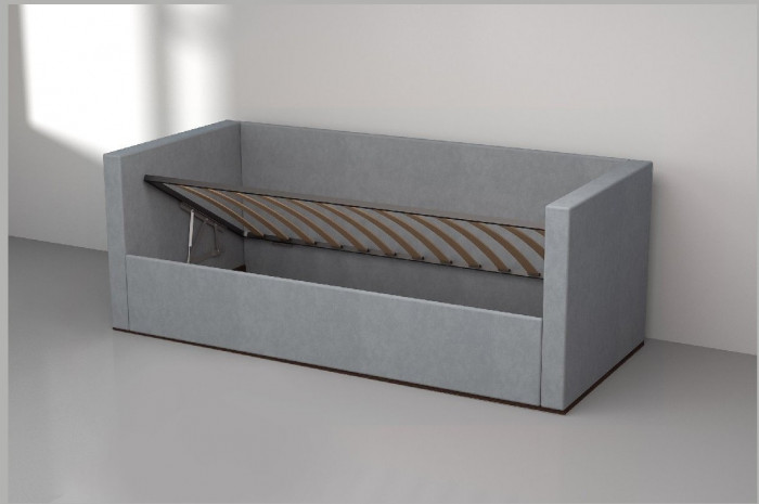 Кровать 0.9 арт.030 (Серый)