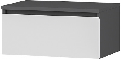 Тумба прикроватная Шарм ТБ-11, Графит, Белый