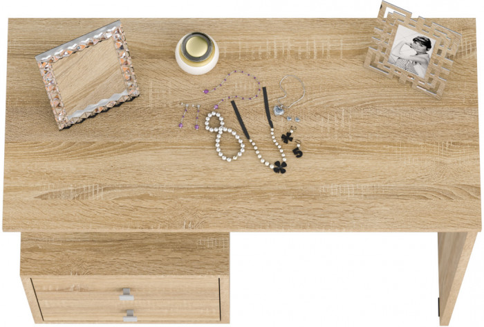 Камелия Стол косметический, цвет дуб сонома, ШхГхВ 85х40х75 см., НЕ универсальная сборка