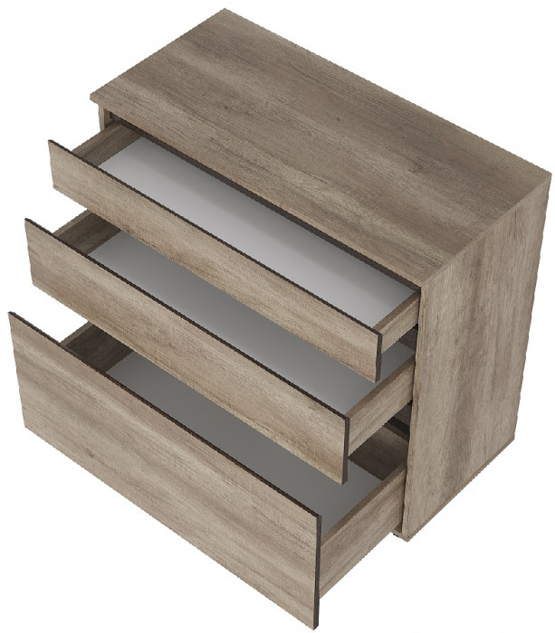 Комод КМ-01 Энигма, дуб каньон/венге