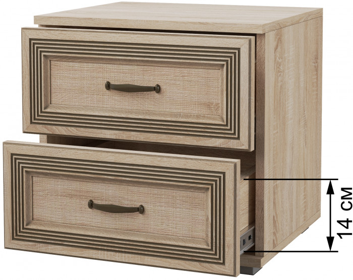 Ливорно Тумба прикроватная ЛТ-20 дуб сонома