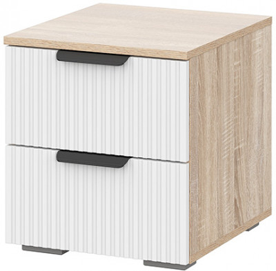 Тумба прикроватная Норд Line Т01-400, Дуб сонома, Софт пломбир