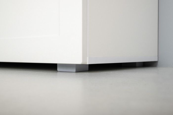 Остин 11.53 Кровать + ортопед + 16.240 Комод, белый шагрень/дуб крафт золотой