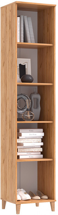 Модульная прихожая Ирис, Крафт золотой/Браш вайт