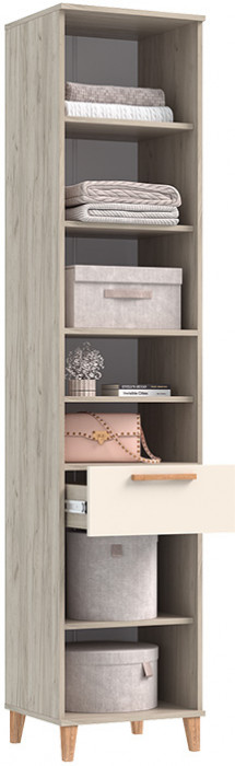 Модульная прихожая Ирис, Крафт серый/Кашемир