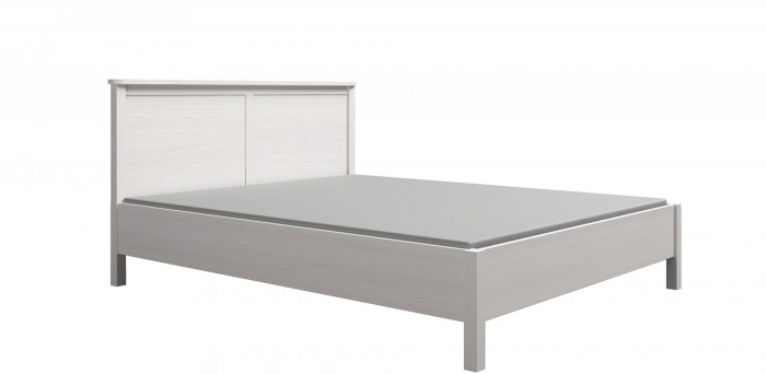 Кровать с ортопедическим основанием (металл) Sherlock 43 140х200, ясень светлый