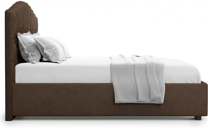 Кровать Lugano 180 с подъемным механизмом, Velutto 23