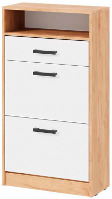 мс для прихожей Вега ОБ-3 дуб крафт золотой/белый