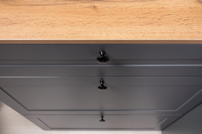 Остин 16.121 Тумба для обуви + 17.03 Зеркало, цвет серый графит/дуб крафт золотой, ШхГхВ 80х41,6х229 см.