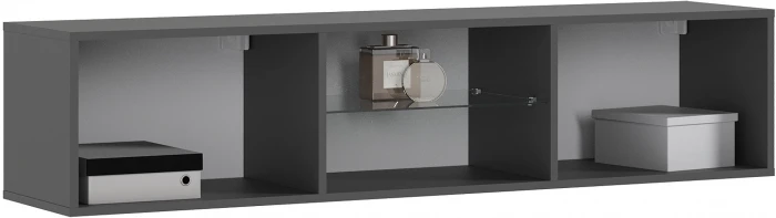 Норд Тумба ТВ подвесная, Графит/Изумрудный