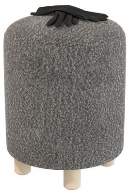 Банкетка 6-5137ТКШтем.серый Марта, ткань тёмно-серая