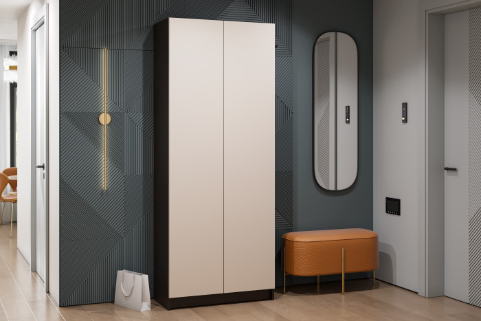 Шкаф двухстворчатый Бали, Дуб венге, Меланж