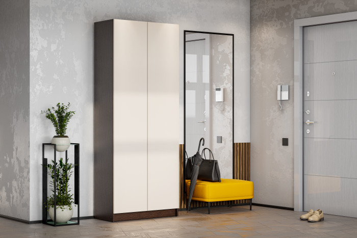 Шкаф двухстворчатый Бали, Дуб венге, Меланж