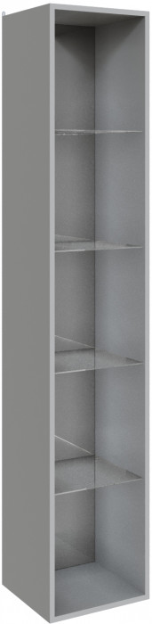 Шкаф навесной Мадрид (0,35), Камень серый