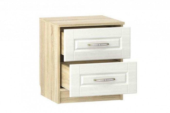 Спальня Оливия комплектация 3 Дуб Сонома/белое дерево