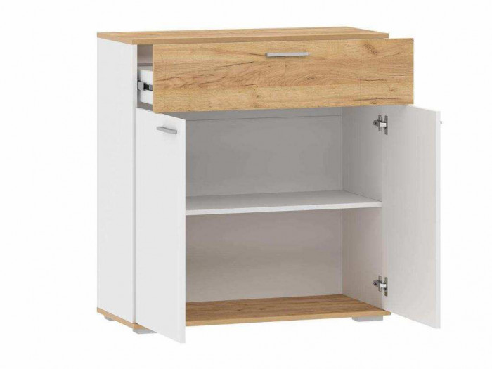 Прихожая Санти-3 Белый/Дуб крафт золотой