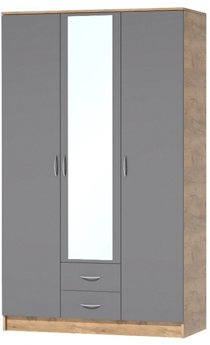 Кэт-7 Шкаф 3-створчатый (Венге / Белфорт)