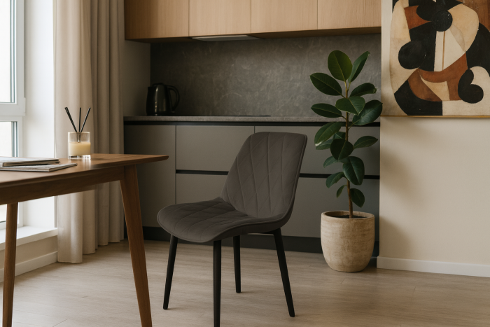 Стул "Оскар" черный матовый Томми 22 черный