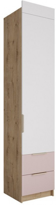 Модульная детская Лавис, композиция 1, Белый/Белый софт / Зеленый софт