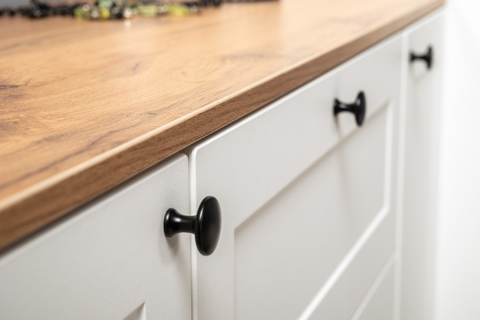 Остин 16.221 Комод + 17.03 Зеркало, цвет белый шагрень/дуб крафт золотой, ШхГхВ 120х41,9х229,6 см.