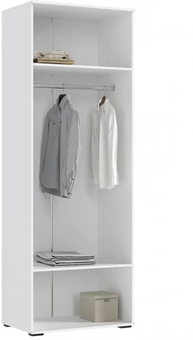 Норд Композиция Шкафов с антресолями + Терминал, Белый глянец/Белый