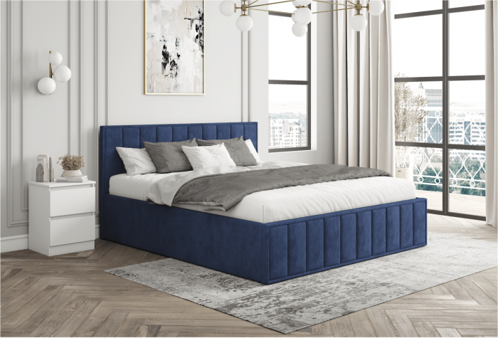 Кровать Лана 180, Серый софт