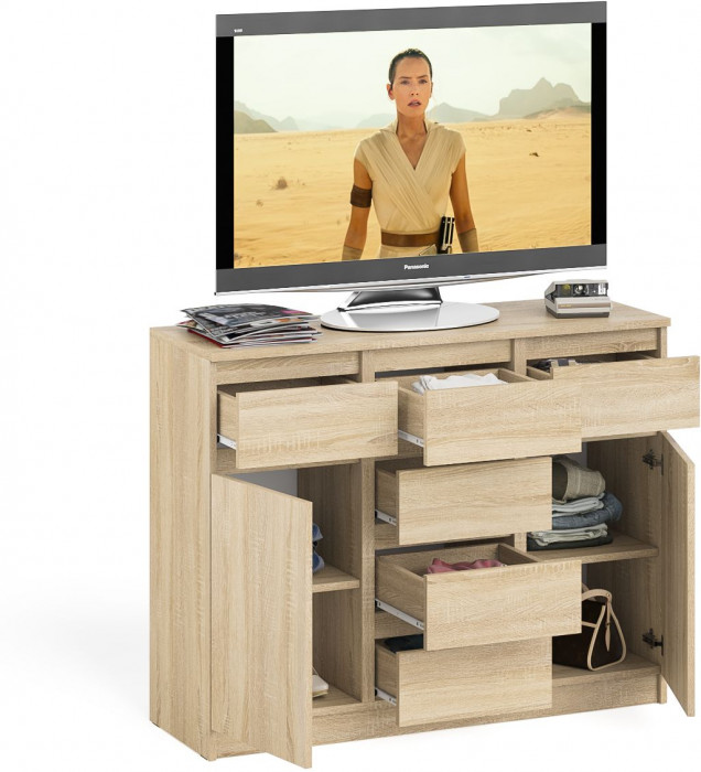 Мори Комод МК1200.4, дуб сонома