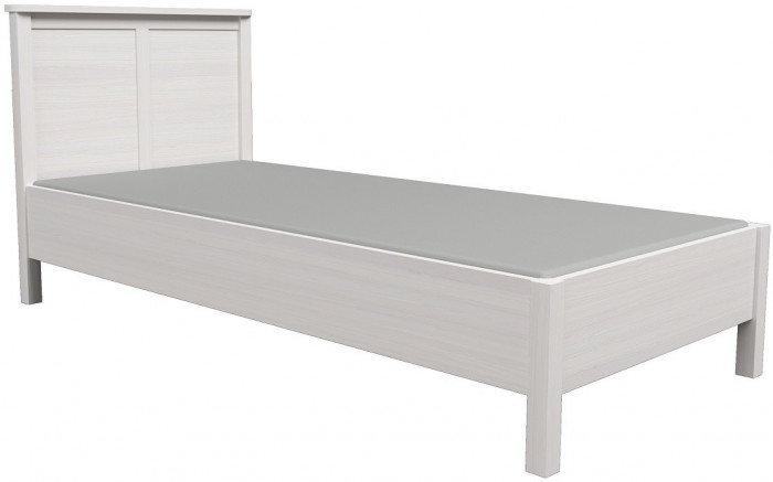 Кровать с ортопедическим основанием (металл) Шерлоск 45 90х200, ясень светлый