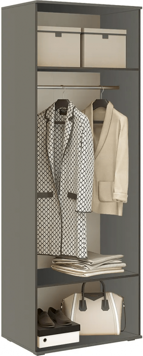 Норд Шкаф двухстворчатый 800 графит