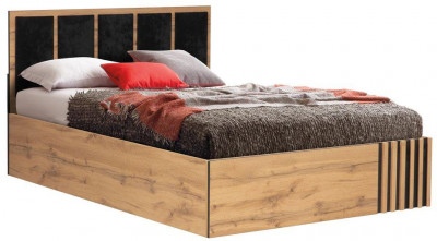 Кровать Либерти 51.21 с под. мех. Дуб вотан/Черный