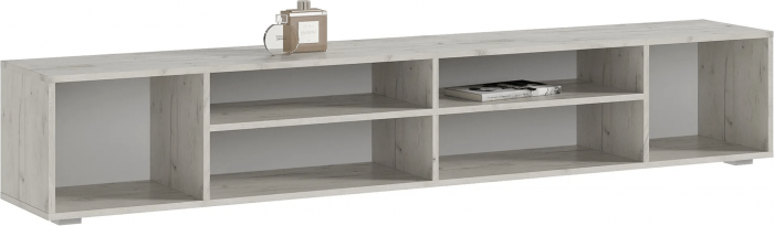 Тумба под ТВ Сити, дуб крафт белый (Дуб Крафт белый)