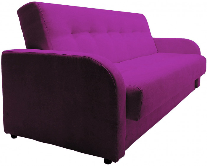 Раскладной диван-кровать, прямой, книжка, цвет бежевый, велюр, Лондон Люкс 140