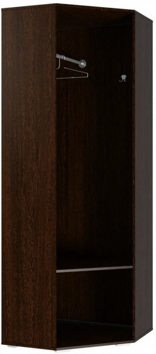 Модульная угловая прихожая Ника (композиция 2), венге / лоредо (Венге / лоредо)