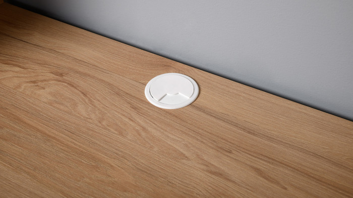 Стол компьютерный Комфорт 12.71, цвет гикори рокфорд натуральный/сатин, ШхГхВ 116,7х60,2х165,4 см., НЕ универсальная сборка