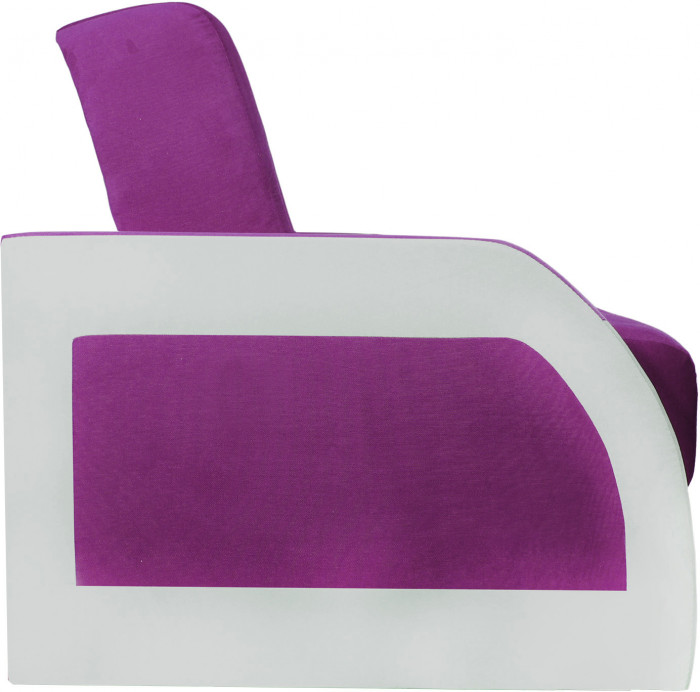 Диван-книжка Феникс 140 фиолетовый, пружинный блок Боннель