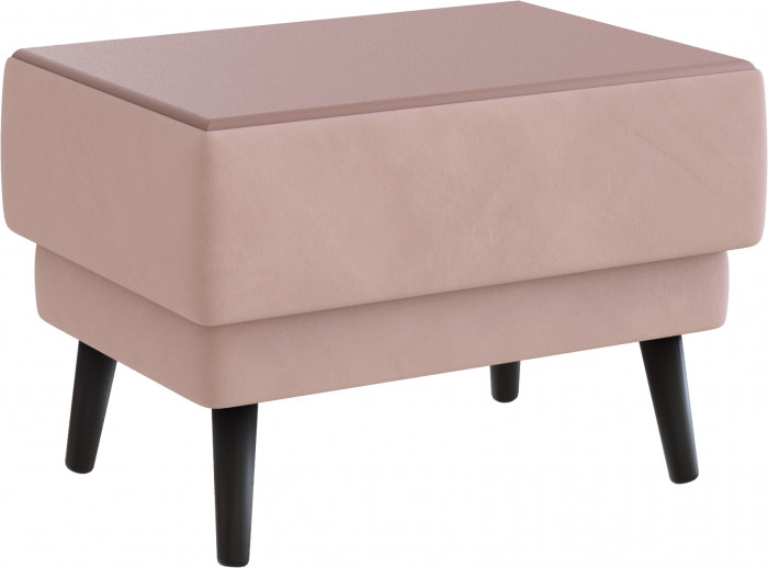 Стол журнальный "Майя", Пыльная роза/МДФ пудра