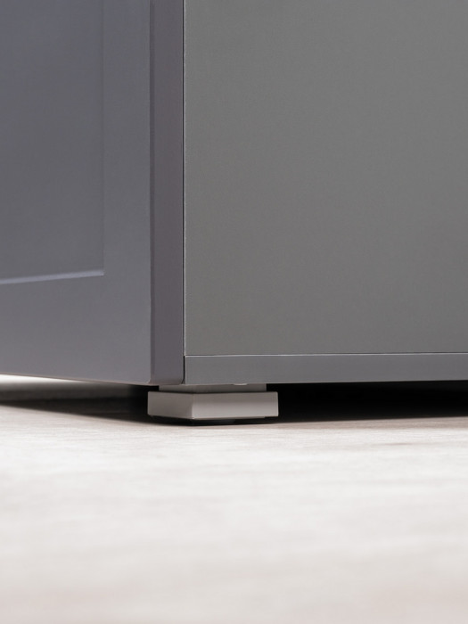 Остин Прихожая 73, серый графит/дуб крафт золотой