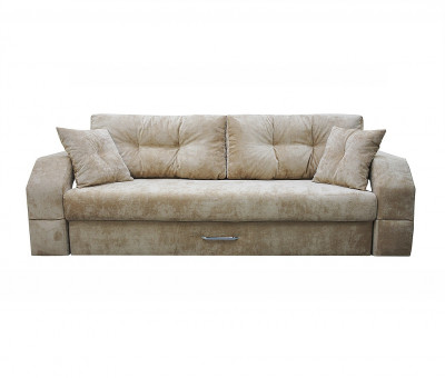 Диван еврокнижка Манчестер 160 ВЕЛЮР 05 БЕЖЕВЫЙ НПБ