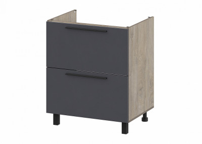 КГ Этна Стол под мойку 7м2я Софт графит