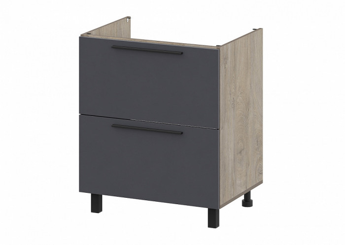 КГ Этна Стол под мойку 7м2я Софт графит