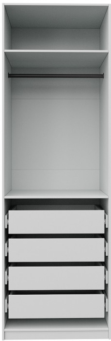 Гардеробная Квадро комплект (500) 4, Белый