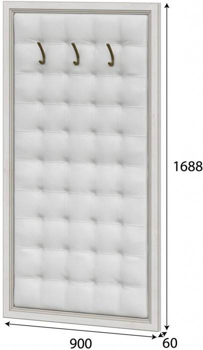 Модульная система "Александрия" ВШ-103 Вешалка Серия 3 Сосна Санторини Светлый