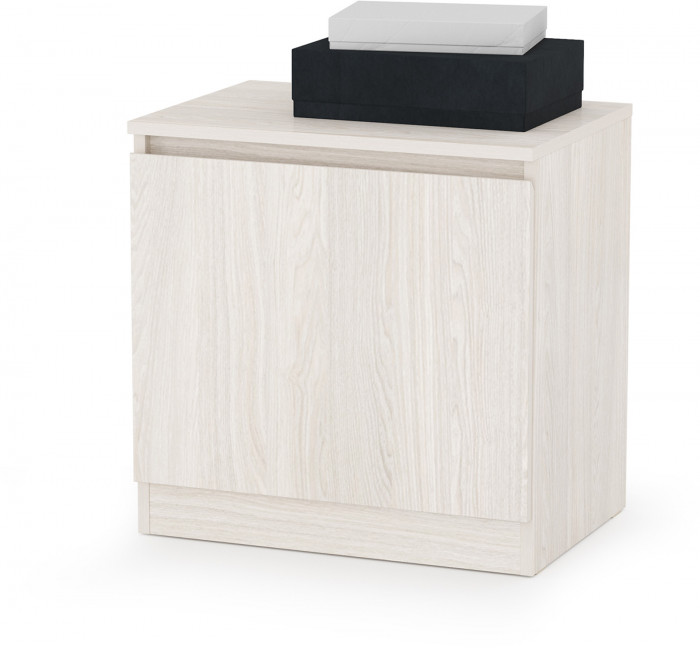КР100 Ника прихожая 13.248 Тумба, цвет ясень анкор светлый, ШхГхВ 53,8х38,1х53,9 см., универсальная сборка