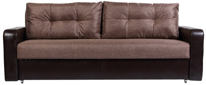 Диван еврокнижка Дублин 160 рогожка серая