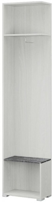 Теана угловое завершение ясень анкор светлый/МДФ мрамор дарк